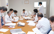 週1回の症例検討会